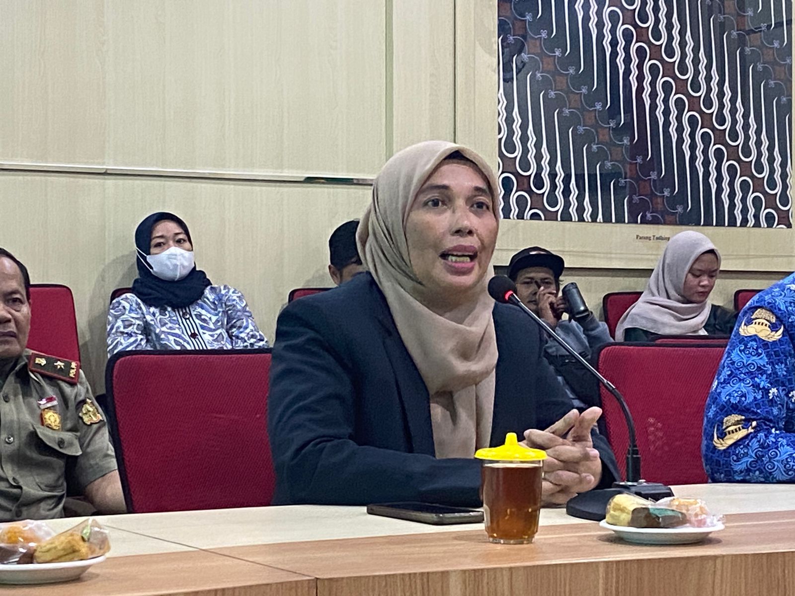 Sekertaris Disdikpora Kota Jogja, Tyasning Handayani Shanti.