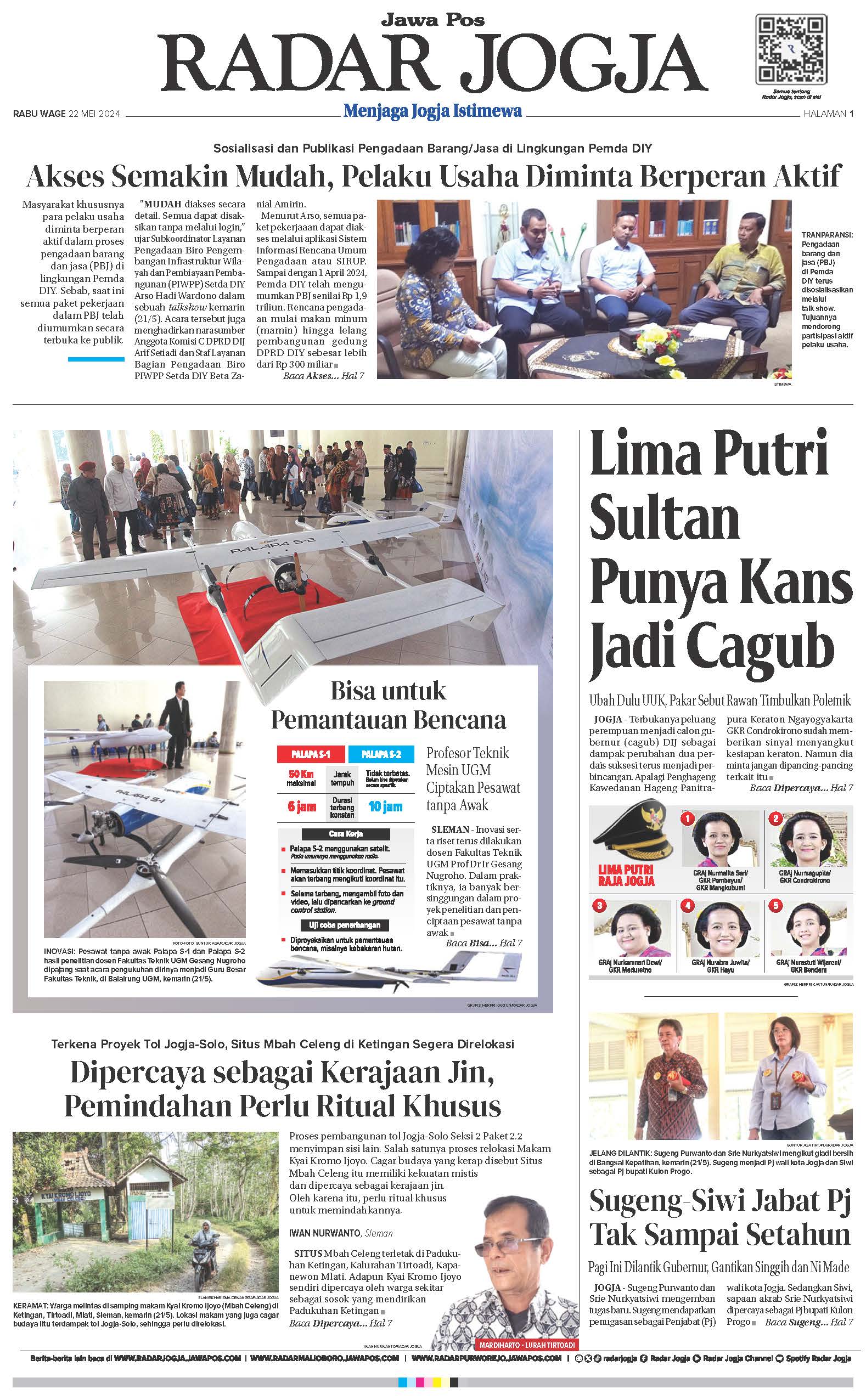 Jawa Pos Radar Jogja Rabu 22 Mei 2024