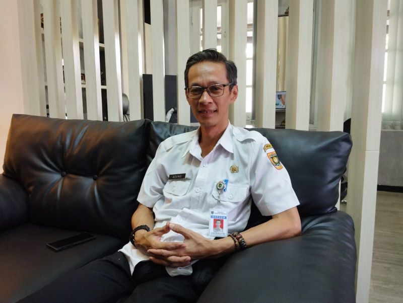 Kepala BKPSDM Purworejo Agung Wibowo saat ditemui di kantornya, Selasa (22/5/2024).&nbsp;