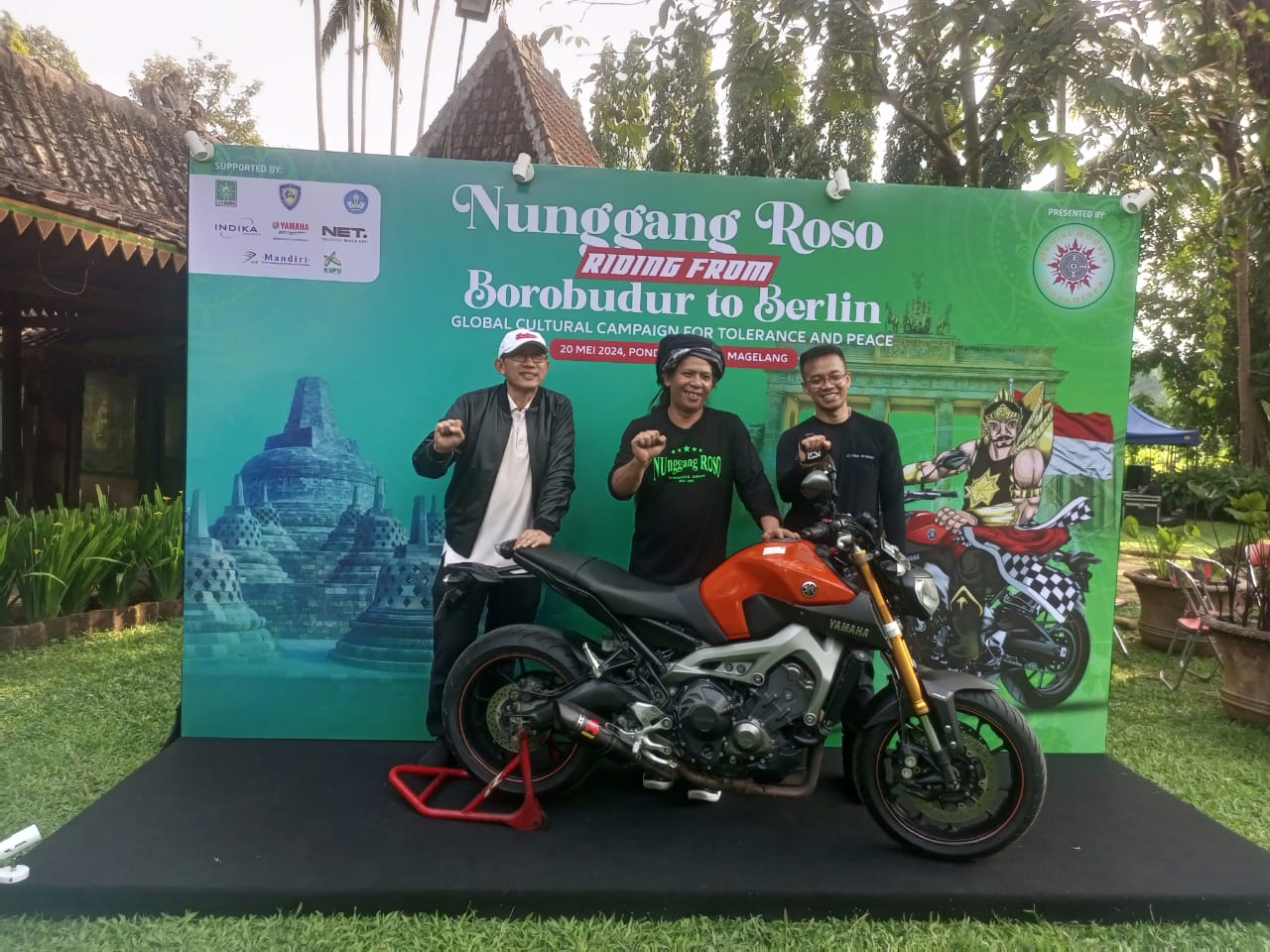 Yamaha MT-09 Temani Gus Paox Iben Bawa Misi Kebudayaan Indonesia