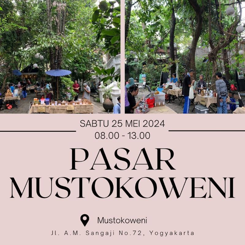 Pasar Mustokoweni, hadirkan pasar tak biasa. Pasar ini digelar rutin 2 kali setiap bulannya.