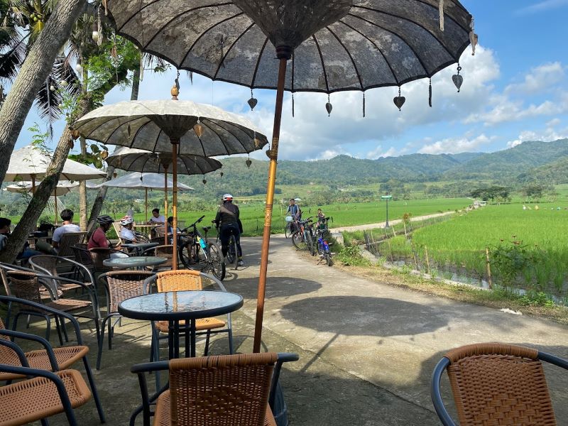 Suasana Geblek Menoreh View Kulon Progo, DIY.
