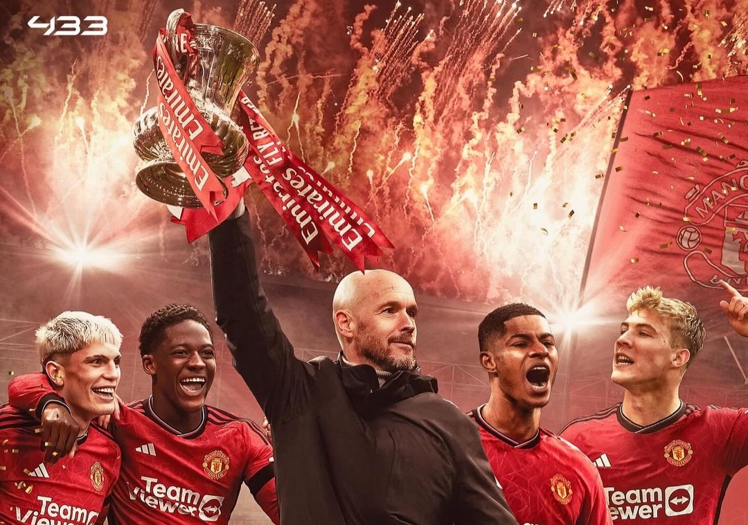 Manchester United menjadi juara FA Cup setelah kalahkan Manchester City (ig manchesterunited, 433)