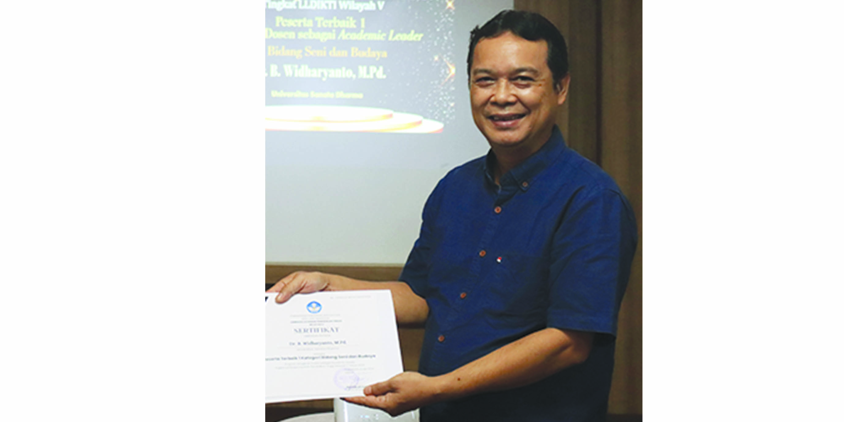 Dosen Prodi Magister Pendidikan Bahasa Indonesia Universitas Sanata Dharma B Widharyanto (DOKUMENTASI USD)