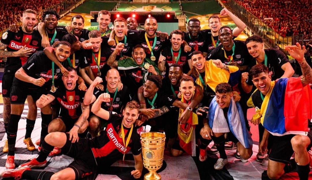 Bayer Leverkusen raih gelar juara DFB Pokal/Piala Jerman usai Kalahkan Kaiserslauter (ig bayer04fussball)