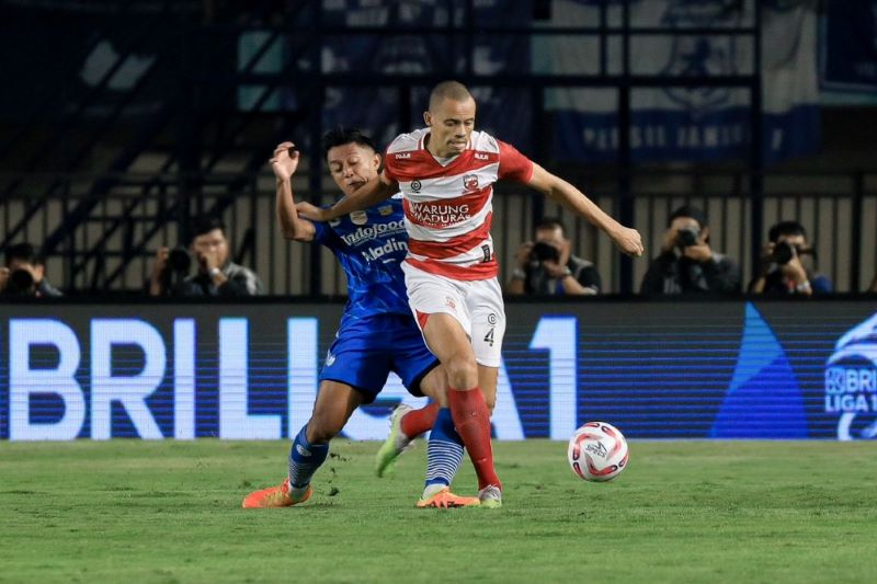 Madura United akui kekalahan atas Persib pada leg pertama final Championship Series (ISTIMEWA)