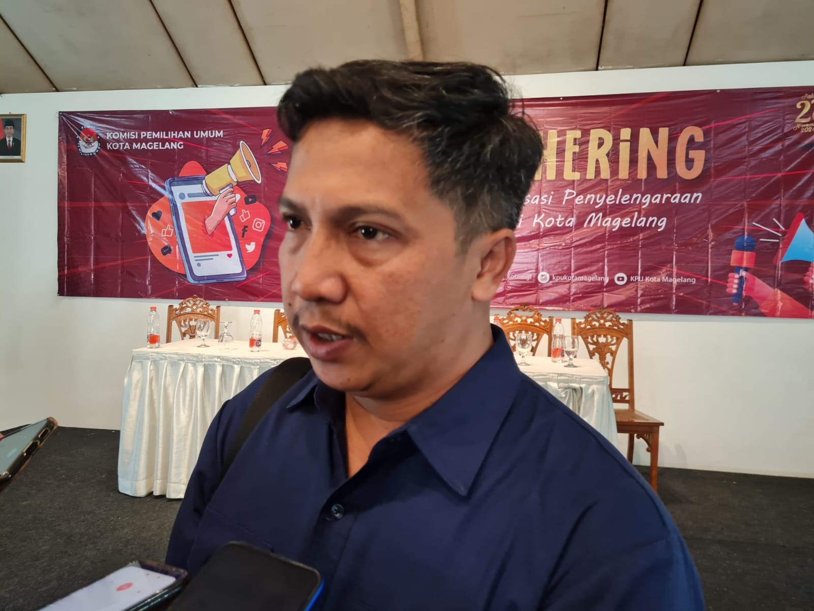 Ketua KPU Kota Magelang Misbachul Munir.&nbsp;