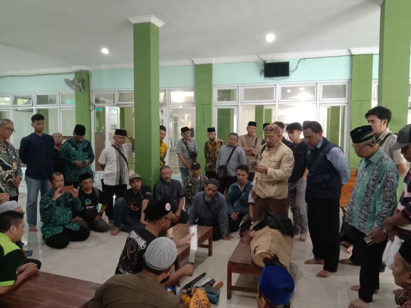 Pelatihan dan praktik penyembelihan hewan kurban oleh Pemerintah Kota Jogja di Masjid Pangeran Diponegoro Balai Kota Jogja, Selasa (28/5/2024).
