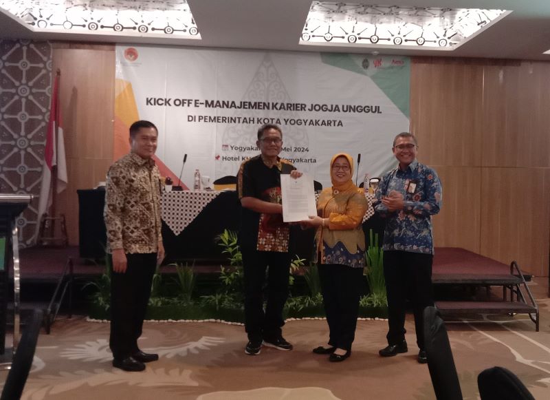 Perilisan E-Manajemen Karier oleh Pemerintah Kota Jogja pada Selasa (28/5/2024).