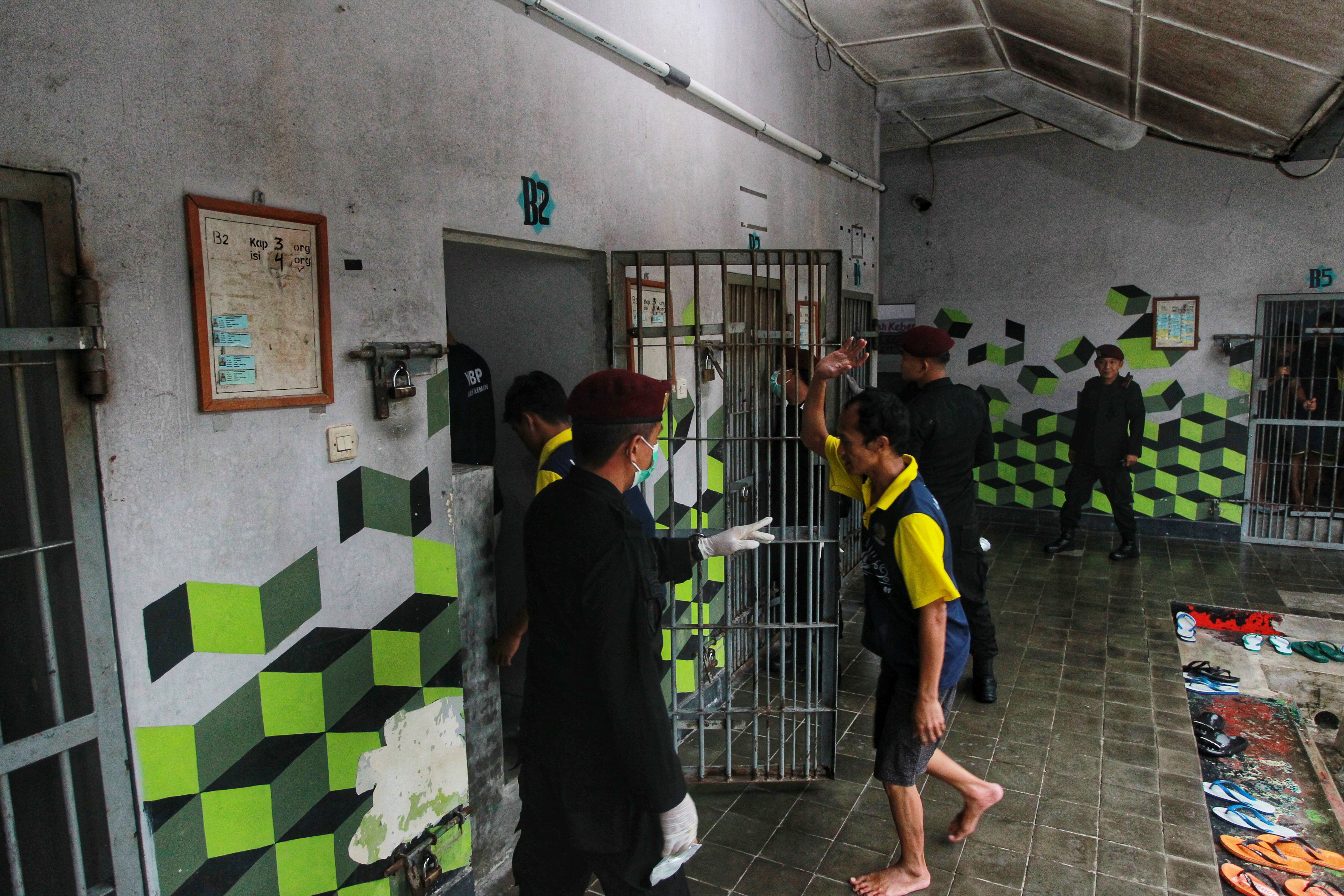 Suasana aktivitas warga binaan di Lapas Cebongan, Sleman, beberapa waktu lalu.