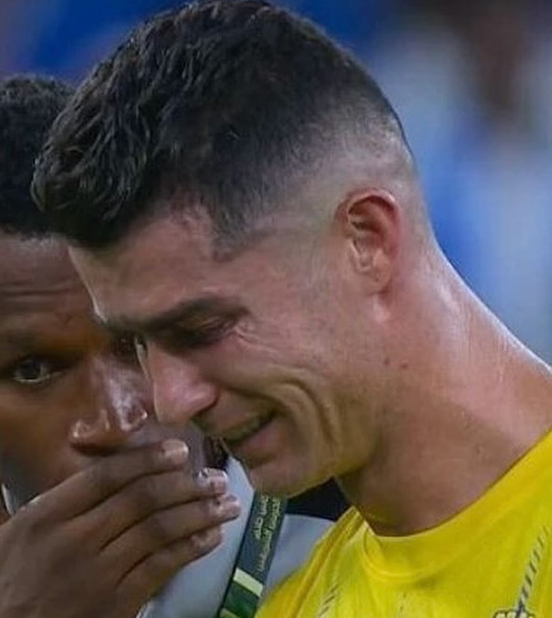 Cristiano Ronaldo Teteskan air mata setelah gagal membawa Al Nassr meraih kemenangan atas Al Hilal di final Kings Cup (ig liveherewego)