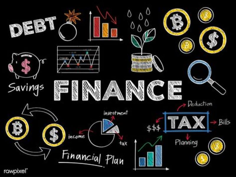 Ilustrasi finance, mengatur keuangan.