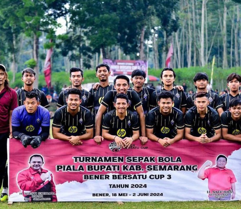 Pertandingan Putra Bakti FC Patemon di ajang Piala Bupati Semarang