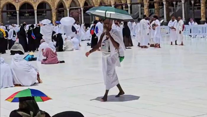 Jamaah haji di Masjidil Haram Makkah