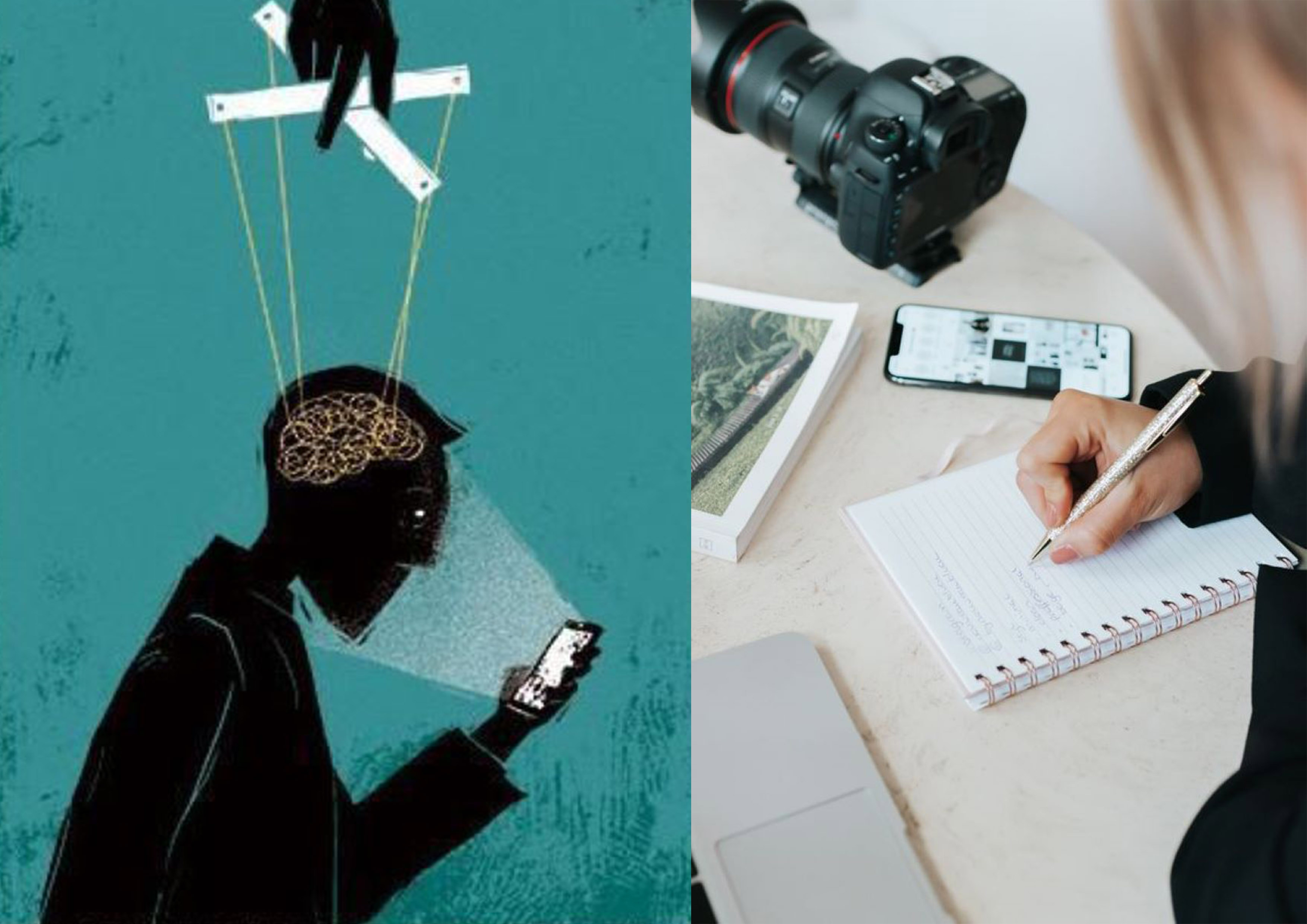 Ilustrasi conten creator.