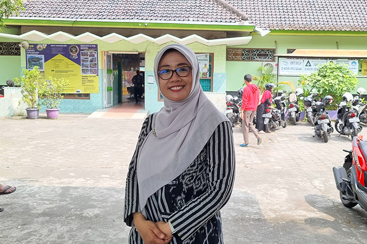 Kepala SDN Vidya Qasana Dewi Rakhmawati.