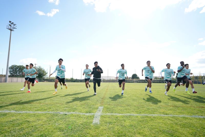 Timnas Indonesia U20 jalani latihan jelang laga perdana Turnamen Maurice Revello 2024 kontra Ukraina (PSSI)