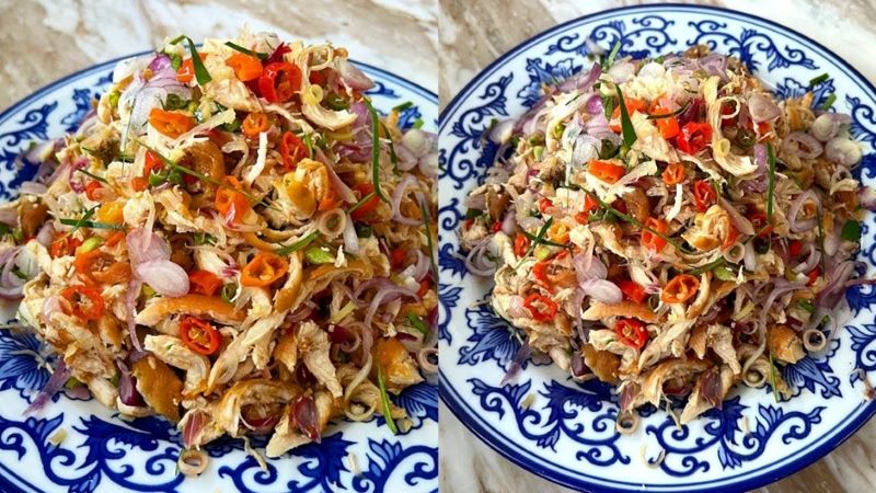 Menu diet enak, sehat, rendah kalori tetapi tetap lezat, ayam suwir sambal matah.