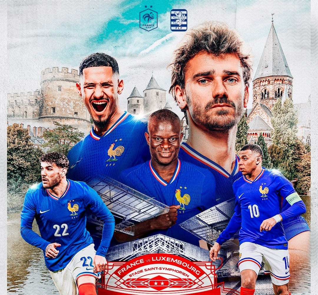 Prancis bakal menjajal Luxembourg dalam pertandingan persahabatan (X @equipedefrance)