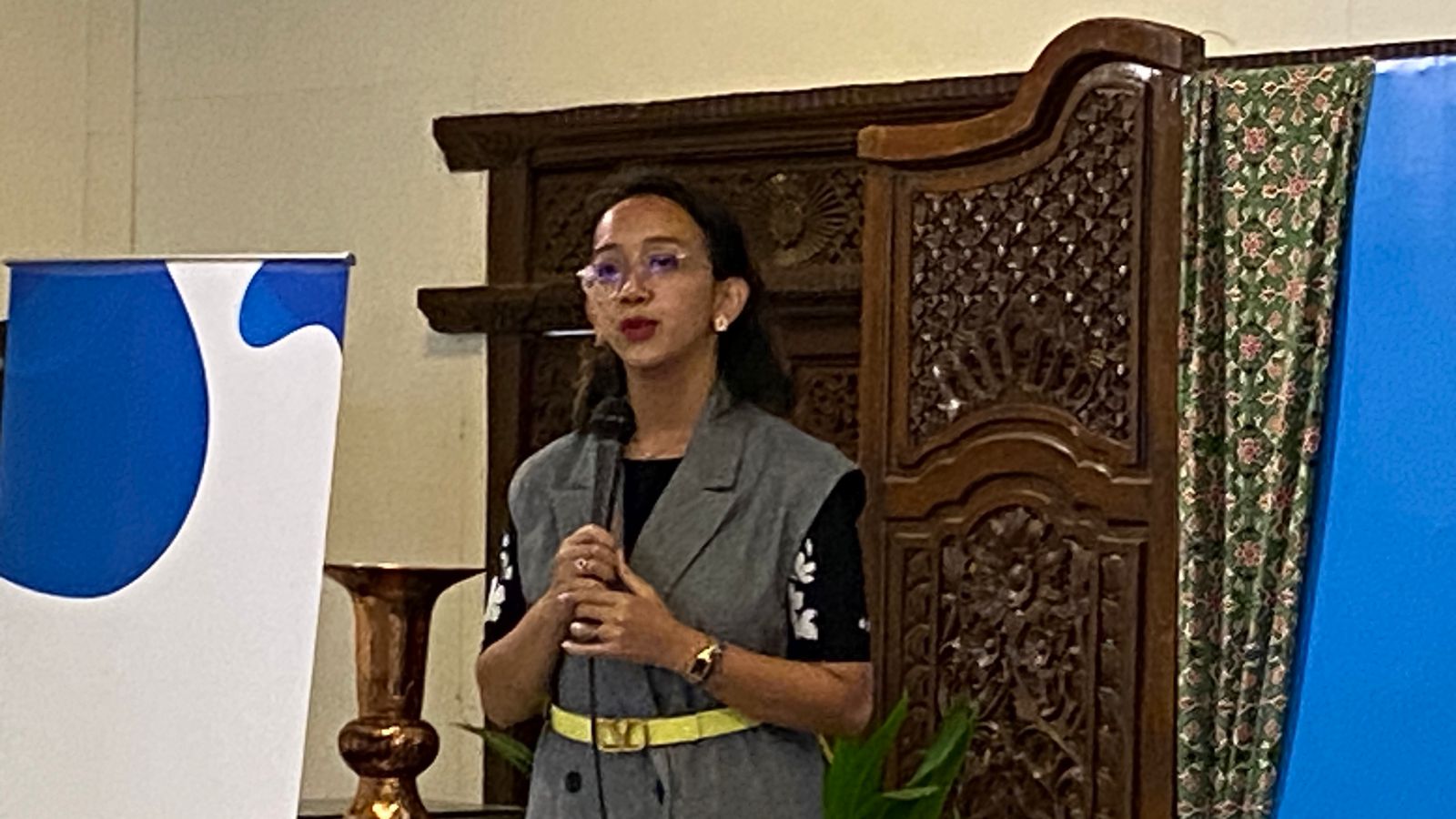 GKR Bendara saat mengenalkan kerjasama pariwisata di Keraton Ngayogyakarta. (Agung Dwi Prakoso / Radar Jogja)