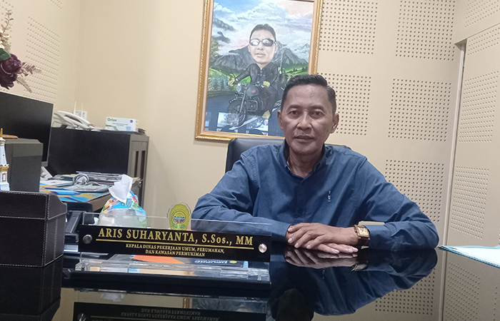 KONSISTEN: Kepala Dinas Pekerjaan Umum, Perumahan dan Kawasan Permukiman (DPUPKP) Bantul Aris Suharyanta
