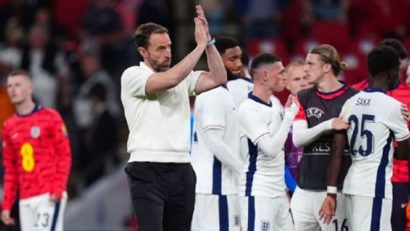 Gareth Southgate apresiasi kerja keras pemain Inggris walau telan kekalahan atas Islandia (Mike Egerton/PA Images via Getty Images)