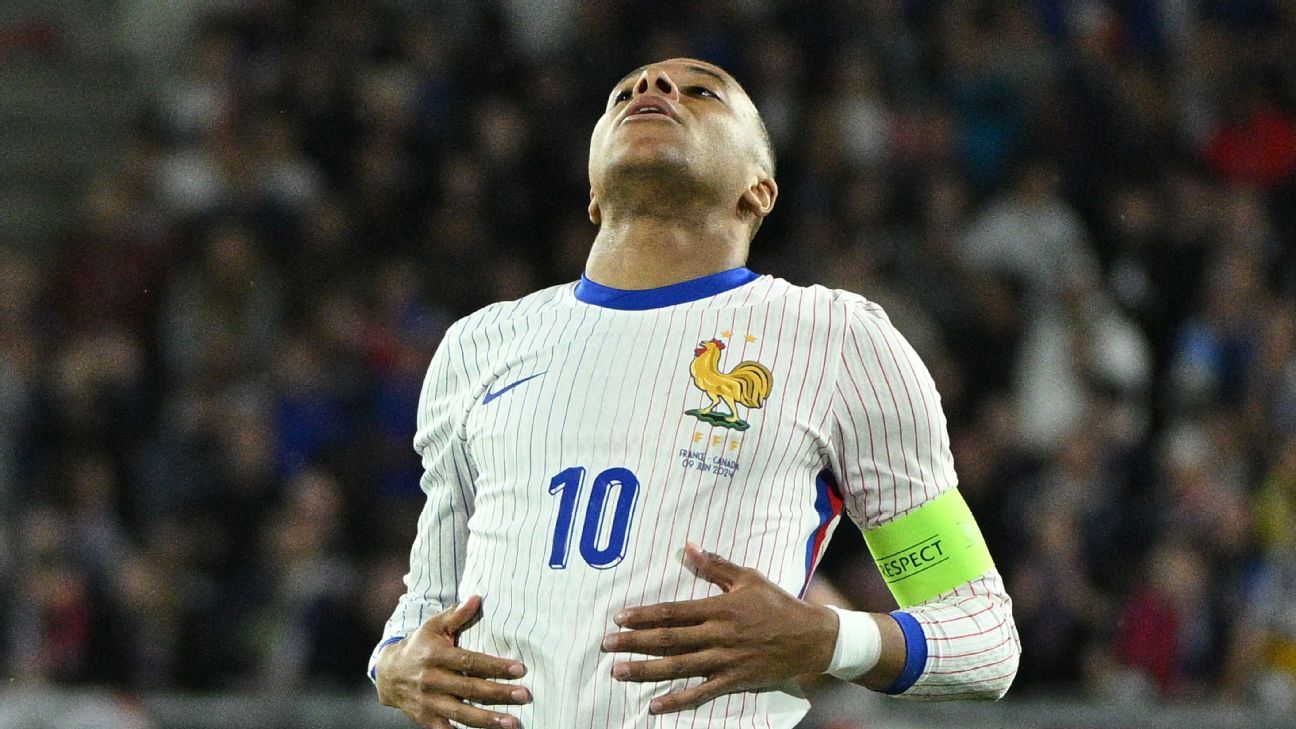 Tampil selama 16 menit, Mbappe gagal bantu Prancis kalahkan Kanada (getty)