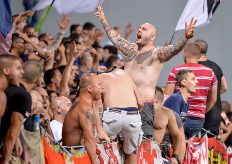 Polisi Jerman waspadai Ultra Serbia, Headhunters dan Gravediggers saat laga lawan Inggris di Euro 2024 (Alamy)