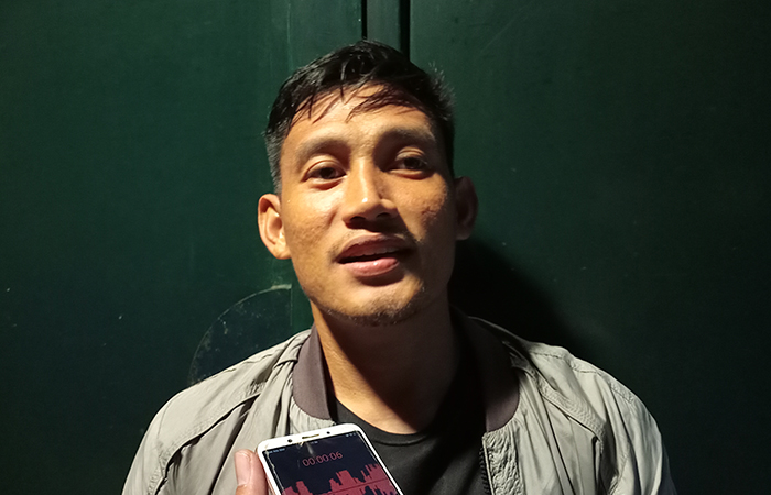 Derry Rachman Noor saat ditemui usai latihan di YIS.Rizky Wahyu/Radar Jogja&nbsp;