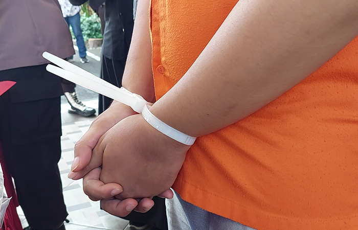 DICOKOK: Oknum perangkat kalurahan berinisal DYC yang diduga mengedarkan sabu yang ditangkap Polres Kulon Progo.