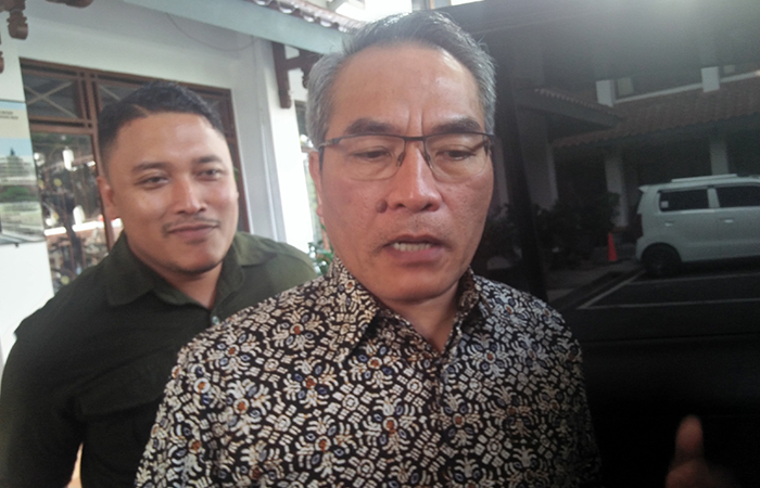 Abdul Halim Muslih saat ditemui di Kantor Bupati Bantul, (14/6).Khairul Ma