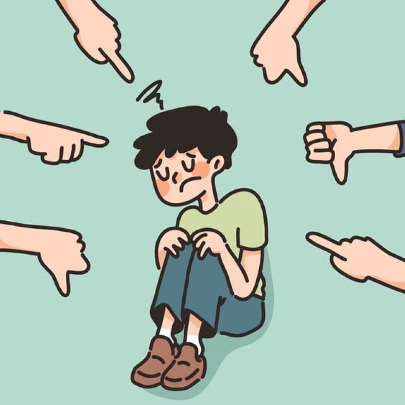Ilustrasi perundungan.