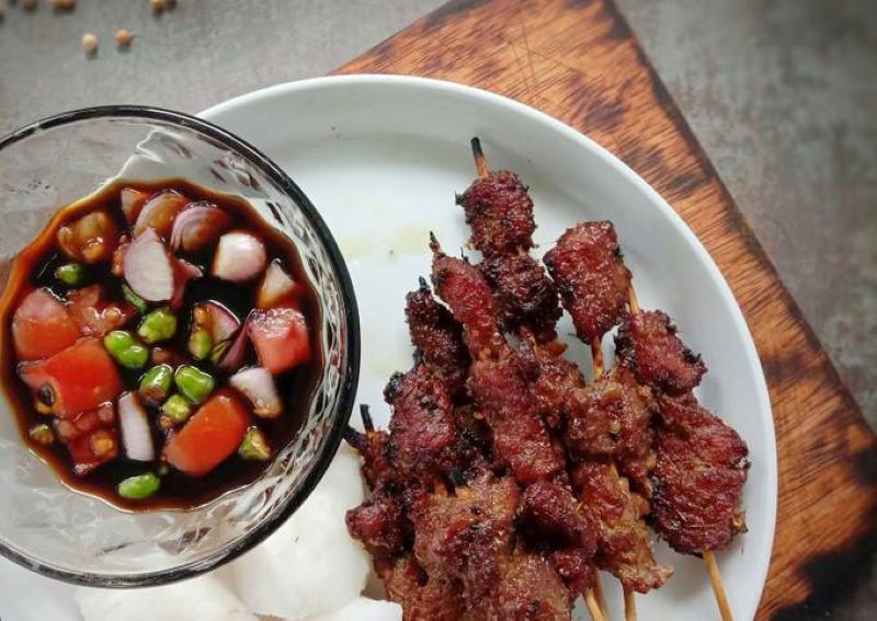 Sate kambing ala Chef Devina Hermawan.