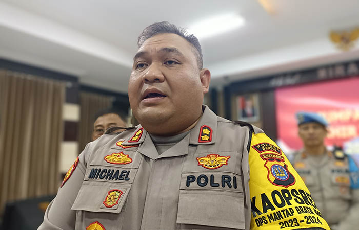 Kapolres Bantul AKBP Michael R Risakotta.