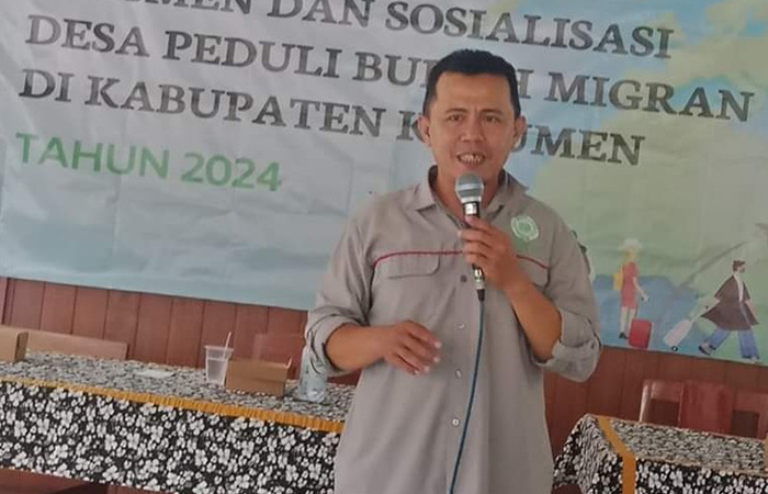 Ketua Migrant Care Kebumen Saiful Anas.Istimewa