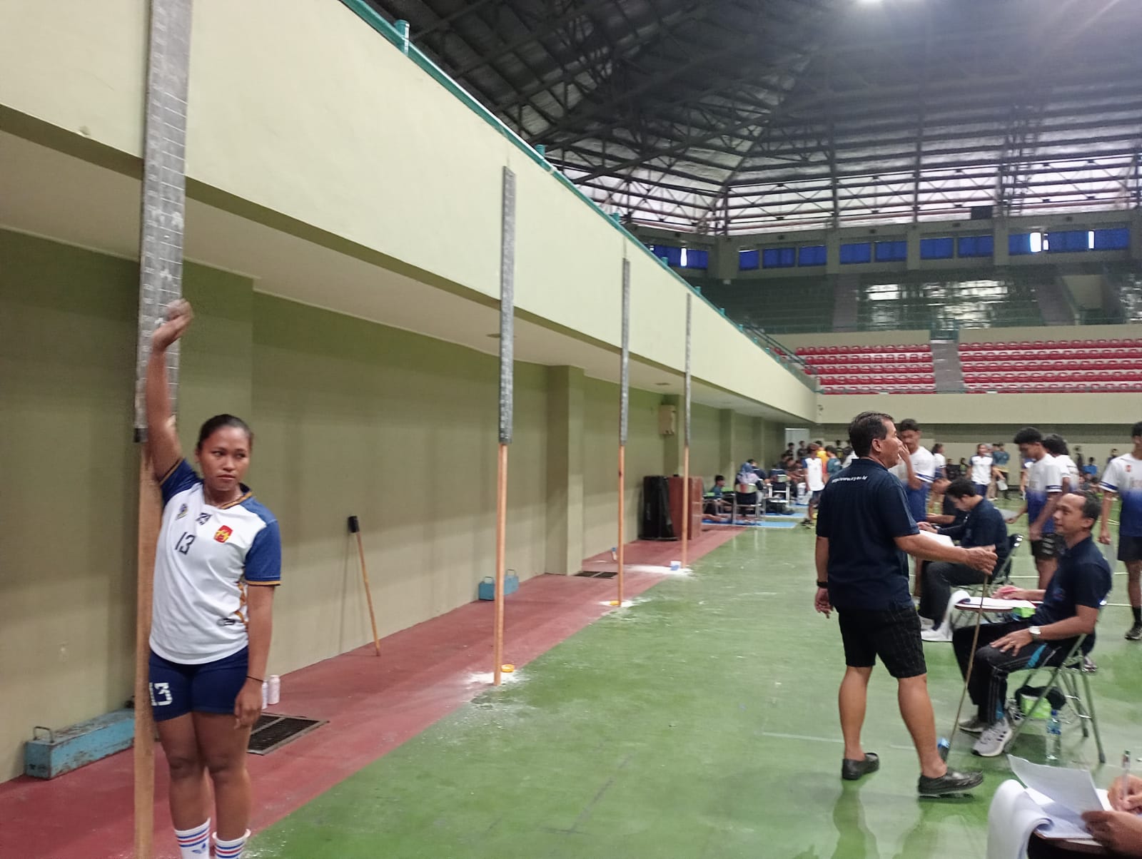 Keterangan Para atlet saat menjalani tes tahap akhir jelang PON 2024 di GOR UNY.