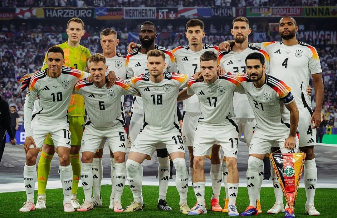 Skuad Jerman pada laga perdana Euro 2024 (ig dfb_team)