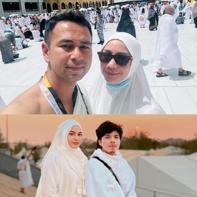 Potret pasangan Raffi-Nagita hingga Atta-Aurel saat berhaji di Tanah Suci.