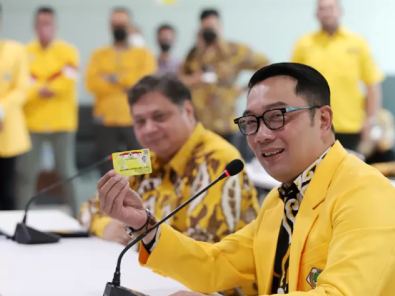 Ridwan Kamil maju di Pilgub Jabar atau Jakarta? Ini Kata Ketum Golkar.