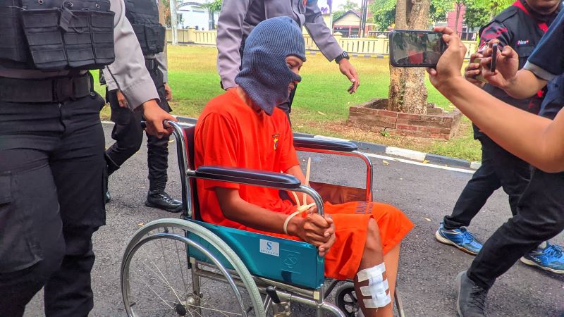Sugeng Waluyo pelaku curanmor kena tembak oleh polisi di Kapanewon Panggang, Gunungkidul.