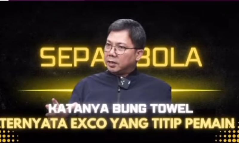 Tommy Welly kritikus sepak bola di Indonesia.