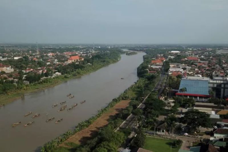 Ilustrasi Sungai Brantas