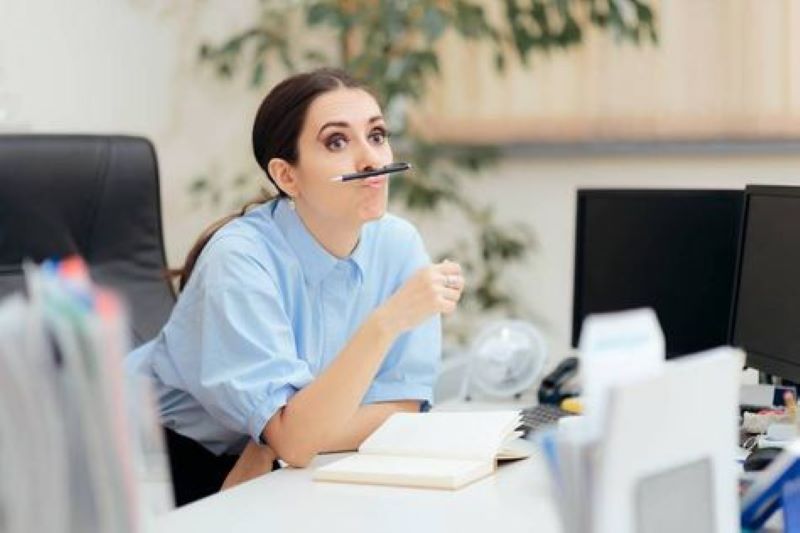 Ilustrasi content writer.