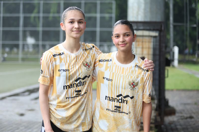 Noa Leatomu dan Estella Loupatty menjalani TC bersama Timnas Wanita Indonesia (PSSI)