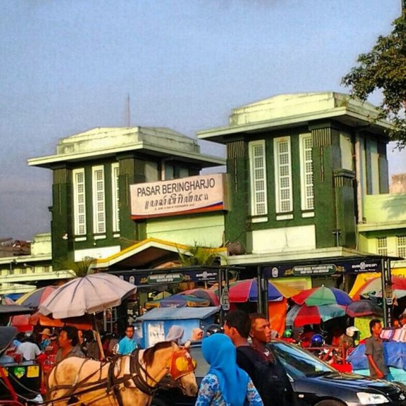 Pasar Beringharjo, Kota Jogja.
