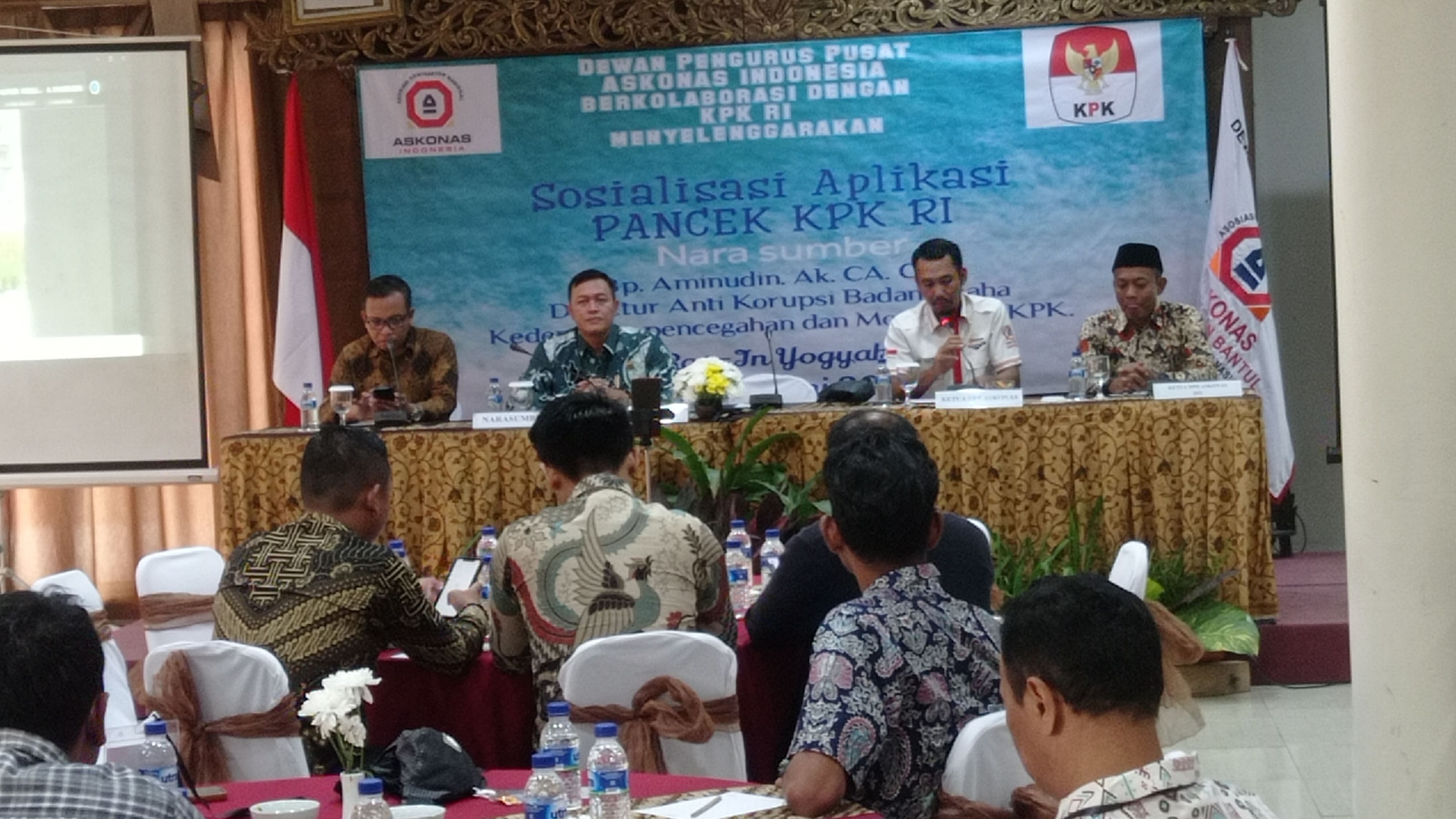 Kegiatan sosialisasi pencegahan korupsi oleh DPP Askonas kepada anggota di DIY dan Jawa Tengah