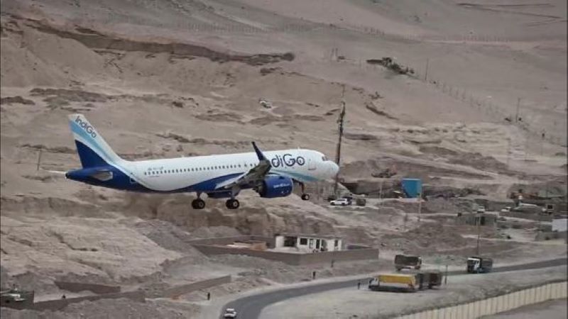Bandara Leh, India.