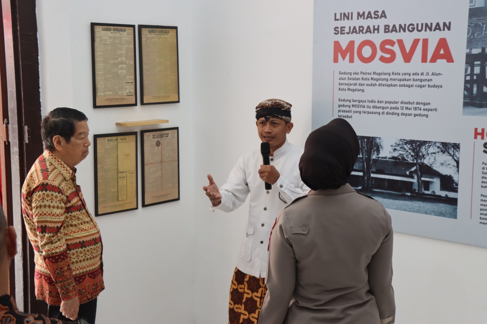 BERSEJARAH: Bangunan bekas markas Polres Magelang Kota disulap menjadi museum yang menyimpan arsip sejarah berdirinya Mosvia.