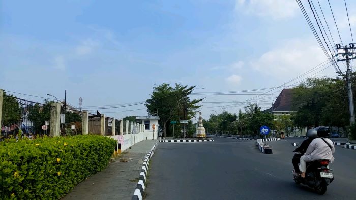 SUASANA: JPO Wates segera dibangun di Barat Tugu Pagoda.