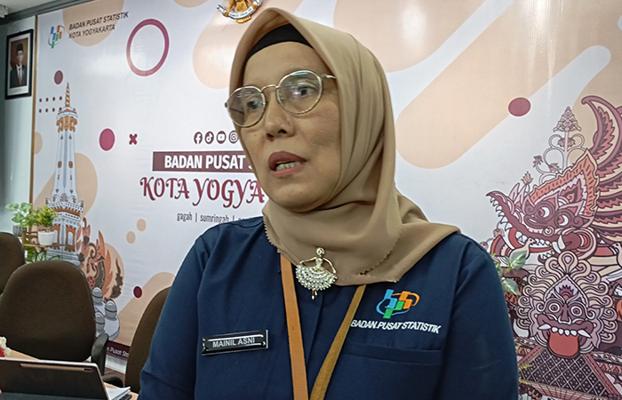 Kepala Badan Pusat Statistik (BPS) Kota Jogja Mainil Asni.
